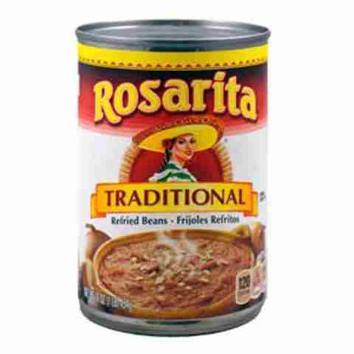 Picture of ROSARITA TRADITIONAL REFRIED BEAN CAN 16 OZ