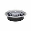 Picture of ROUND DELI CONTAINER COMBO BLACK 16OZ