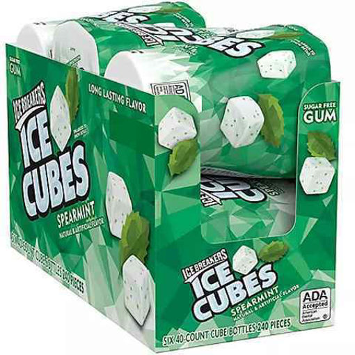 Picture of ICE BREAKERS ICE CUBES SPEARMINT 3.24OZ 6CT