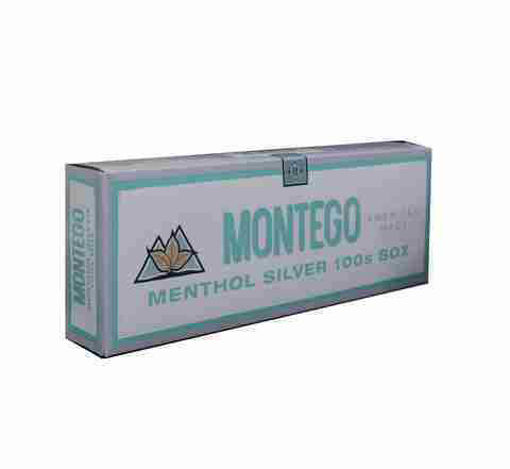 Picture of MONTEGO MENTHOL SILVER BOX 100