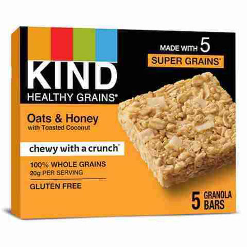 Picture of KIND HEALTHY GRAINS OATS AND HONEY 1.2OZ 5CT