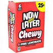 Picture of NOW N LATER CHEWY PINK LEMONADE 25C 24CT