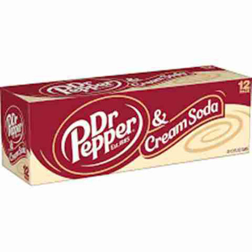 Picture of DR PEPPER CREAM SODA 12OZ 12CT