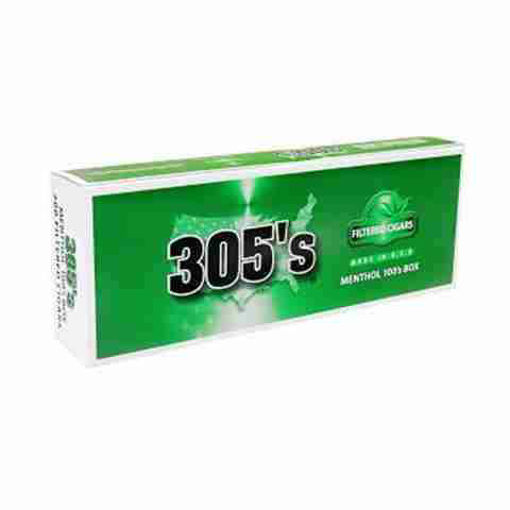 Picture of 305s MENTHOL FILTER CIGAR 100s BOX 10CT 20PK