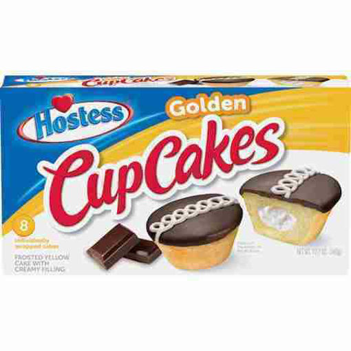 Picture of HOSTESS GOLDEN CUPCAKES 8CT