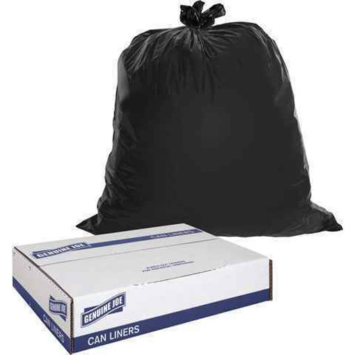 Picture of CAN LINERS BLACK 60 GALLONS