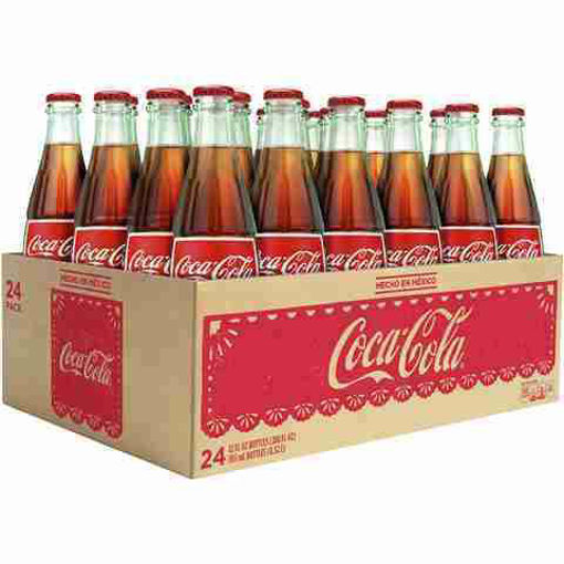 Picture of COCA COLA MEXICAN GLASS BOTTLE 355ML 24CT