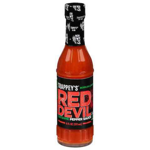 Picture of TRAPPEY RED DEVIL CAYENNE PEPPER HOT SAUCE 6OZ